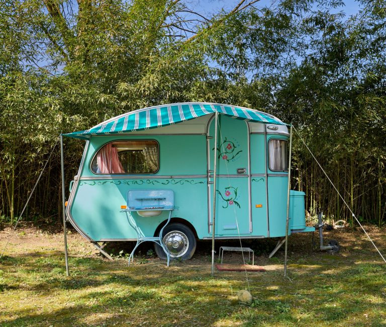 Blauwe Caravan