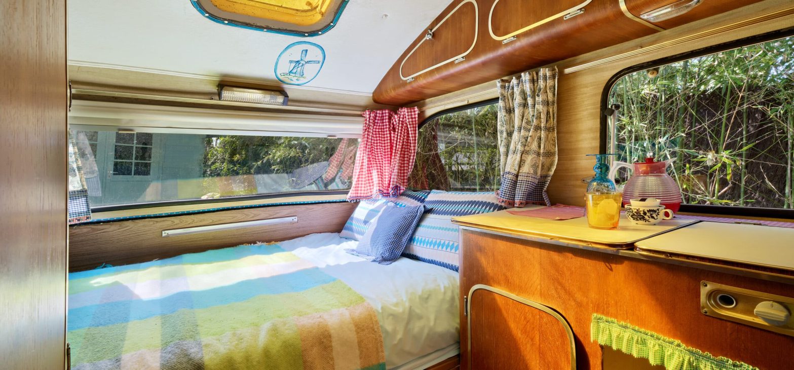 Blauwe Caravan