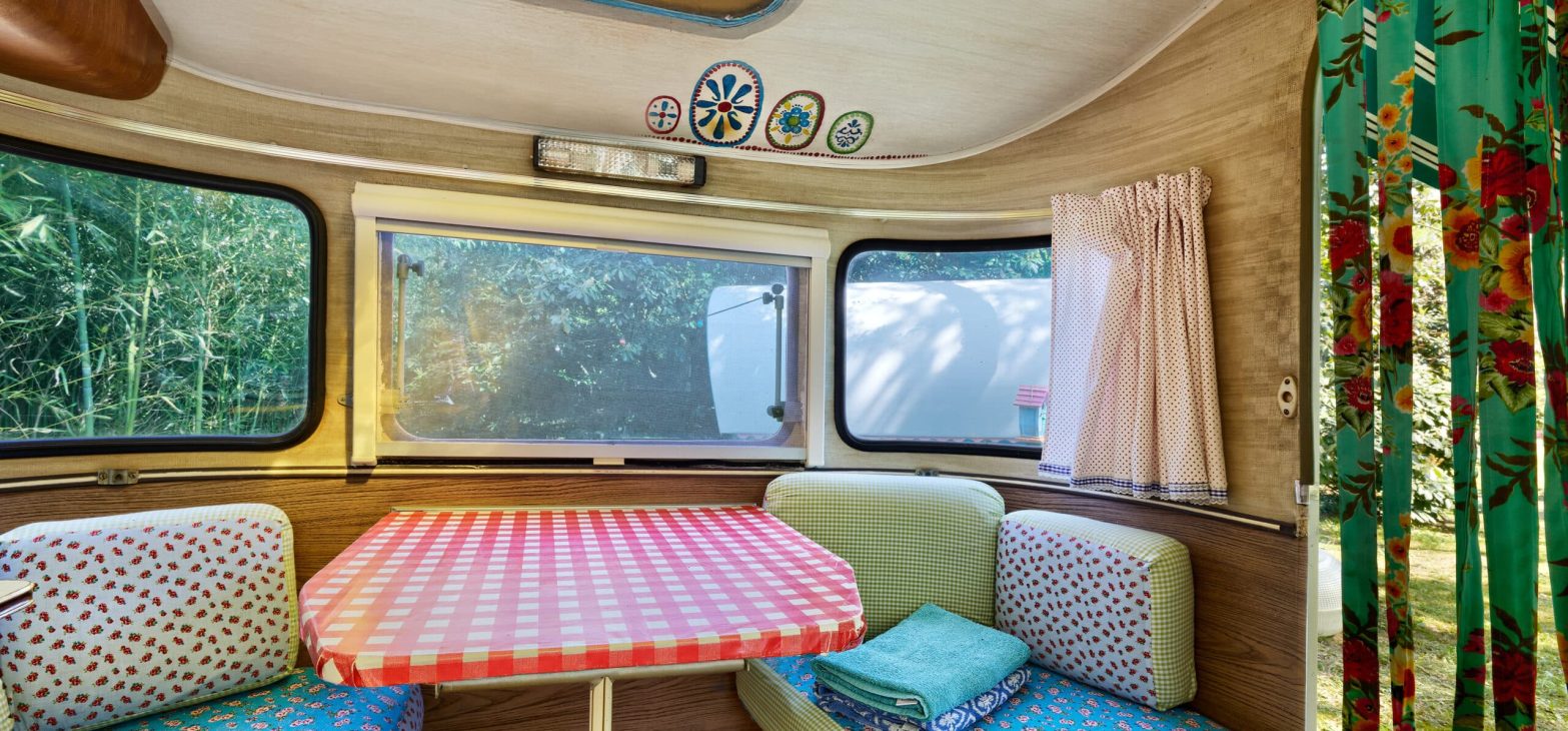 Blauwe Caravan